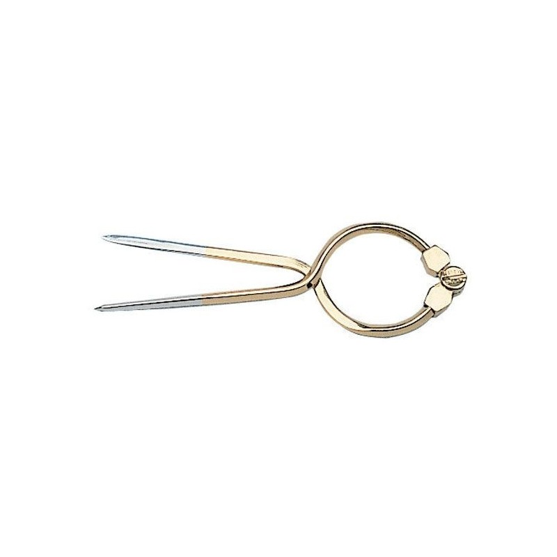 Brass British navigational dividers 177mm OS2614162