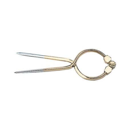 Brass British navigational dividers 177mm OS2614162