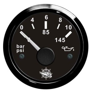 Osculati 12/24V Oil Pressure Gauge Scale 0-10bar OS2732011