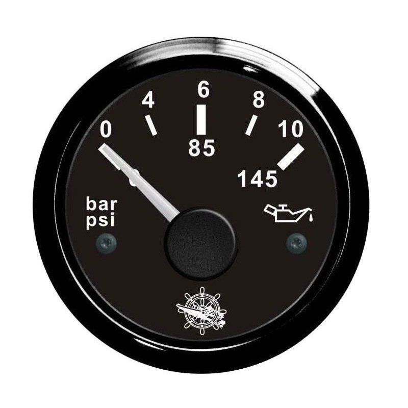 Osculati 12/24V Oil Pressure Gauge Scale 0-10bar OS2732011