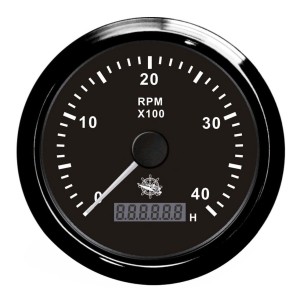 Osculati 12/24V Universal Electronic Revolution Counter with Hour Meter 0-4000RPM OS2732502