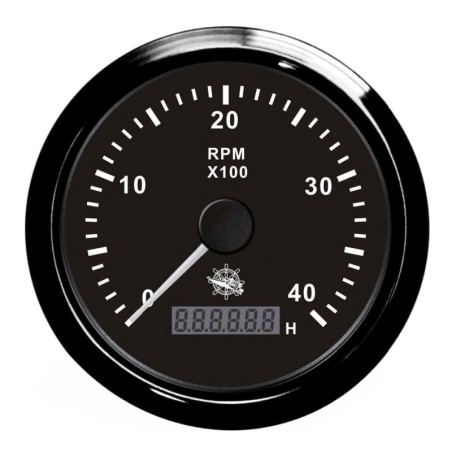 Osculati 12/24V Universal Electronic Revolution Counter with Hour Meter 0-4000RPM OS2732502