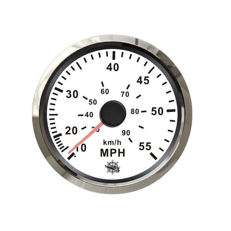 Osculati Water Pressure Speedometer Scale 0-55MPH 12/24V OS2732709