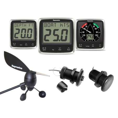 Raymarine i50/i60 Depth Speed and Wind Systems Pack E70153 RYE70153
