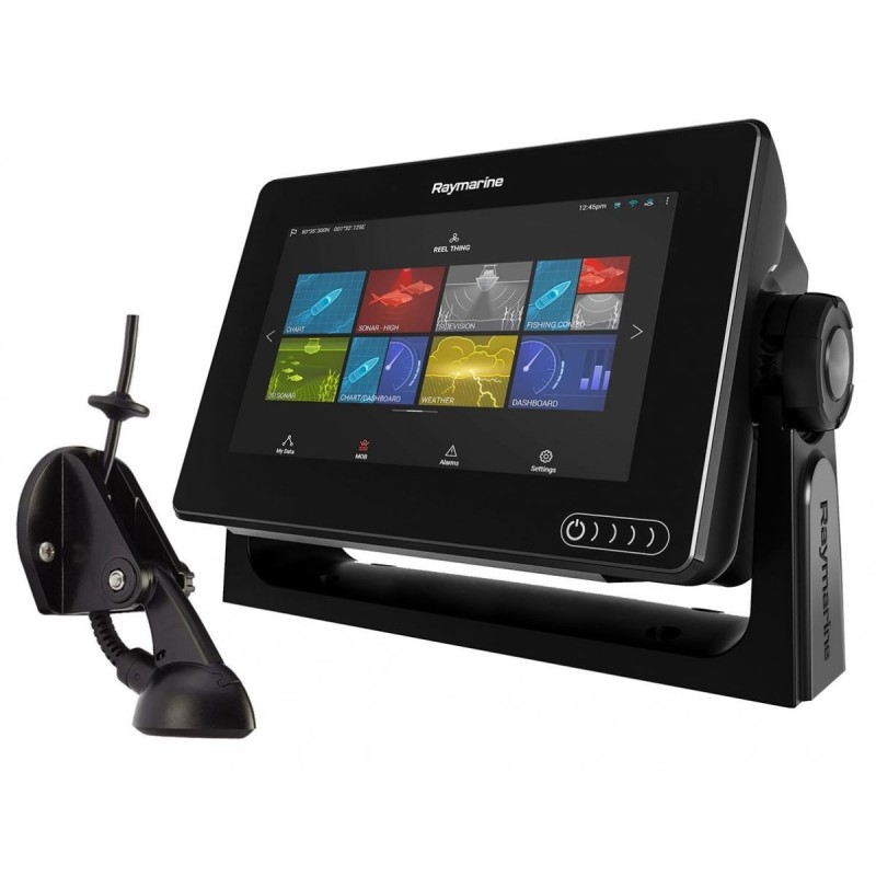 Raymarine Axiom 7DV 7" Multifunction Display with Fishfinder DownVision Transducer RYE7036401