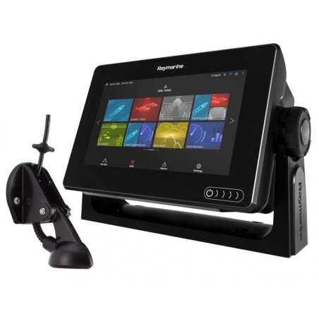 Raymarine Axiom 7DV 7" Multifunction Display with Fishfinder DownVision Transducer RYE7036401