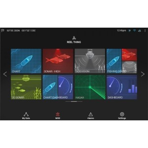 Raymarine Axiom 7DV 7" Multifunction Display with Fishfinder DownVision Transducer RYE7036402