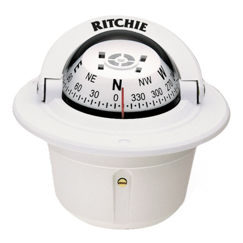 Ritchie Explorer F-50W 2-3/4 compass Bulit-in White UF67317J