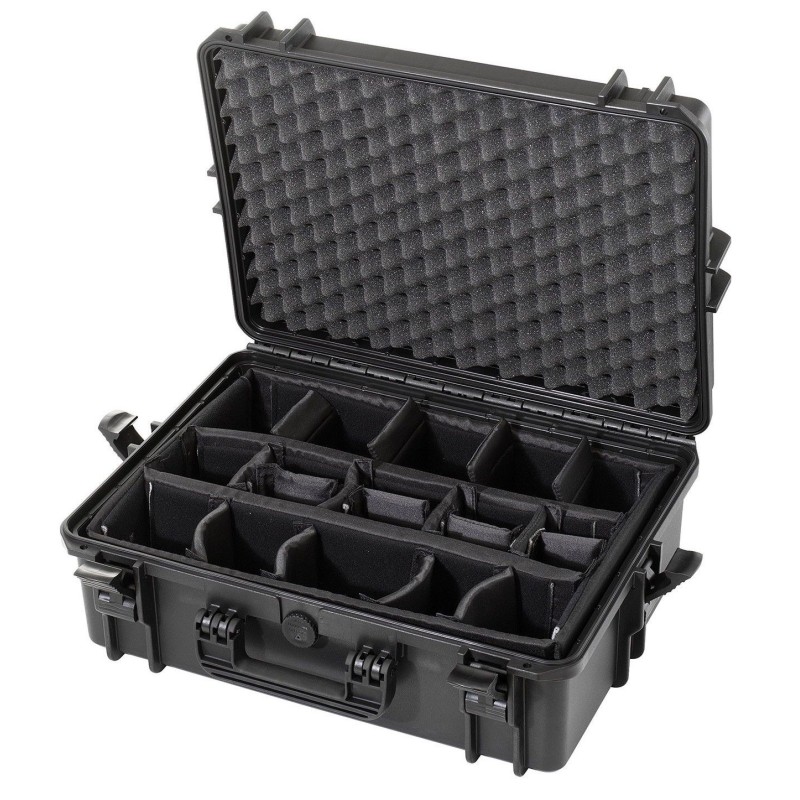 Waterproof Case 505CAM IP67 Black Padded Partition for Electronic Devices 66020011