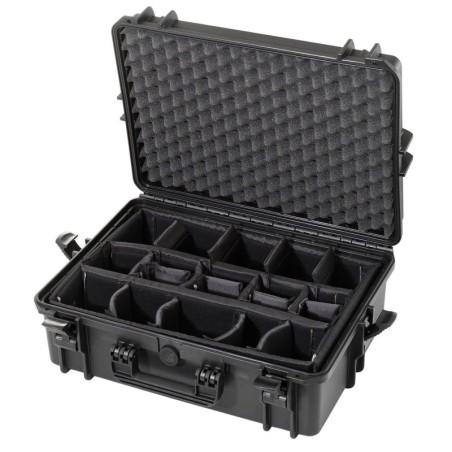 Waterproof Case 505CAM IP67 Black Padded Partition for Electronic Devices 66020011