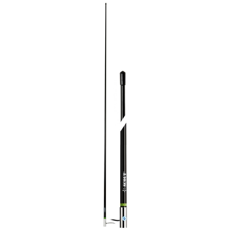 Scout KS-43 Black Edition Antenna VHF VTR 240cm 6dB Cavo RG-8X 6m 66501074-10%