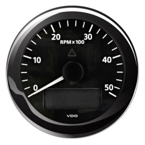 VDO Contagiri 5000 RPM 12/24V 85mm Nero ViewLine OS2758002-18%