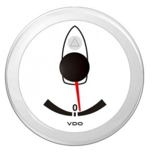 VDO Indicatore angolo di barra 3/180Ohm 12/24V 52mm Bianco ViewLine OS2749501-18%