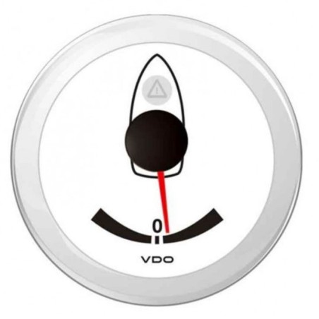 VDO Indicatore angolo di barra 3/180Ohm 12/24V 52mm Bianco ViewLine OS2749501-18%