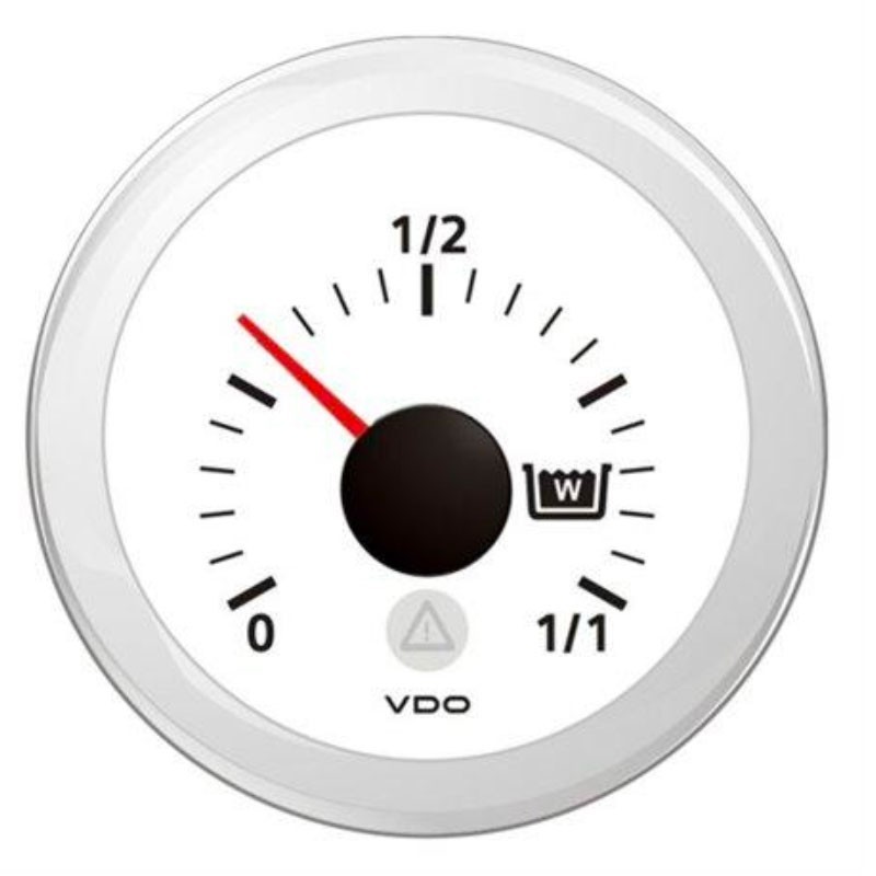 VDO Indicatore livello Acque nere 20mA 12/24V 52mm Bianco ViewLine OS2748501-18%