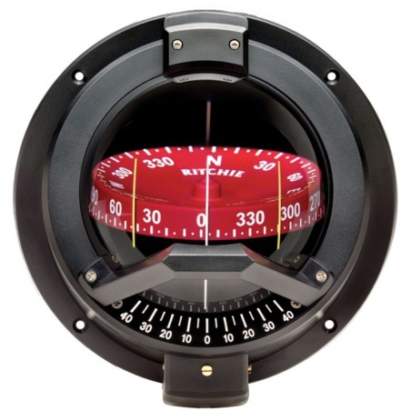 Ritchie Venturi Sail 3-3/4 Compass Black Red Dial OS2508802