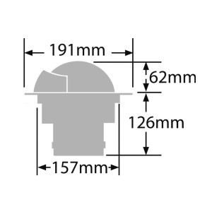 Ritchie Supersport SS-5000 Compass 5 White and Blue OS2508713
