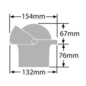 Ritchie Supersport SS-2000 Compass 4-1/2 White and Blue OS2508712