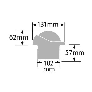 Ritchie Supersport SS-1002 Compass 3-3/4 White and Blue OS2508711