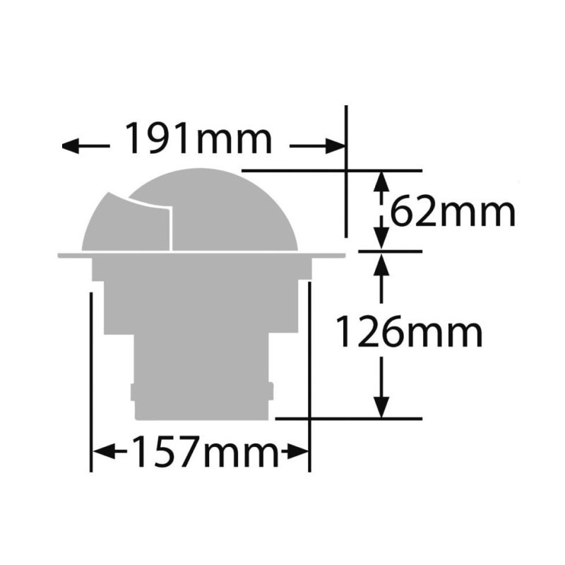 Ritchie Supersport SS-5000 Compass 5 Black and Blue OS2508703
