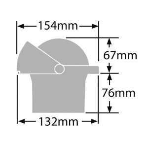Ritchie Supersport SS-2000 Compass 4-1/2 Black and Blue OS2508702