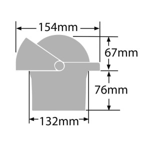 Bussola Ritchie Navigator 4-1/2 incasso Nera OS2508401-28%