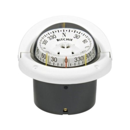 Ritchie Helmsman 3-3/4 2dial Compass built-in version White OS2508332