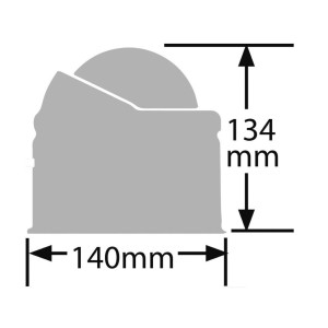 Ritchie Helmsman 3-3/4 Compass with cover Black OS2508311