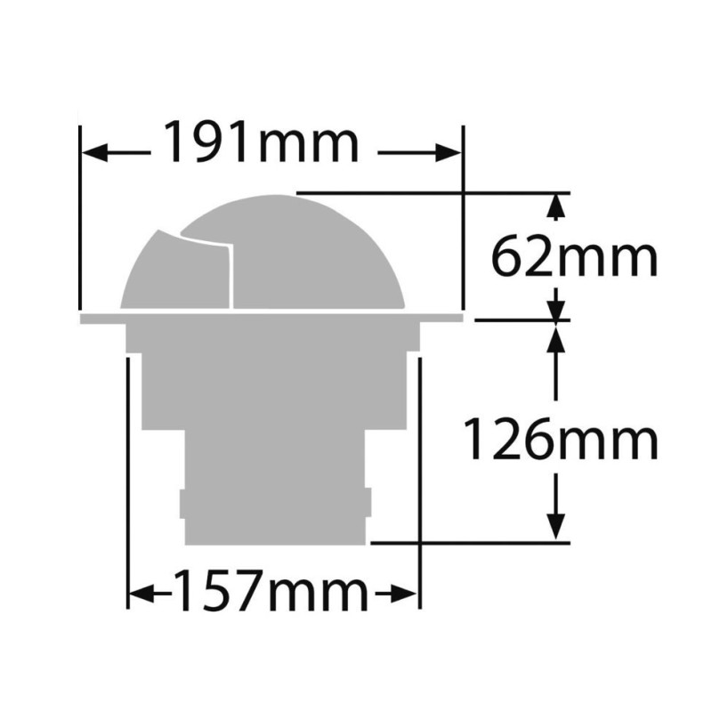 Bussola Ritchie Globemaster 5 da incasso Nera OS2508501-28%