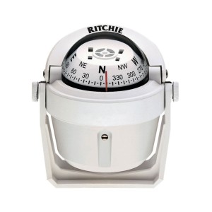 Ritchie Explorer B-51 2-3/4 Compass with bracket White OS2508122
