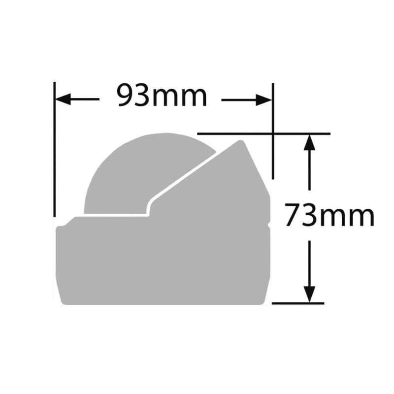 Ritchie Explorer 2-3/4 Compass External Grey Blue Dial OS2508113