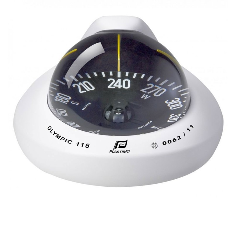 Bussola Olympic 115 Bianca Rosa piatta nera Lettura posteriore FNIP60996-10%