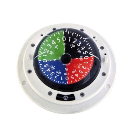 Riviera regatta tactic compass 3 White body 4-colour flat rose OS2503051
