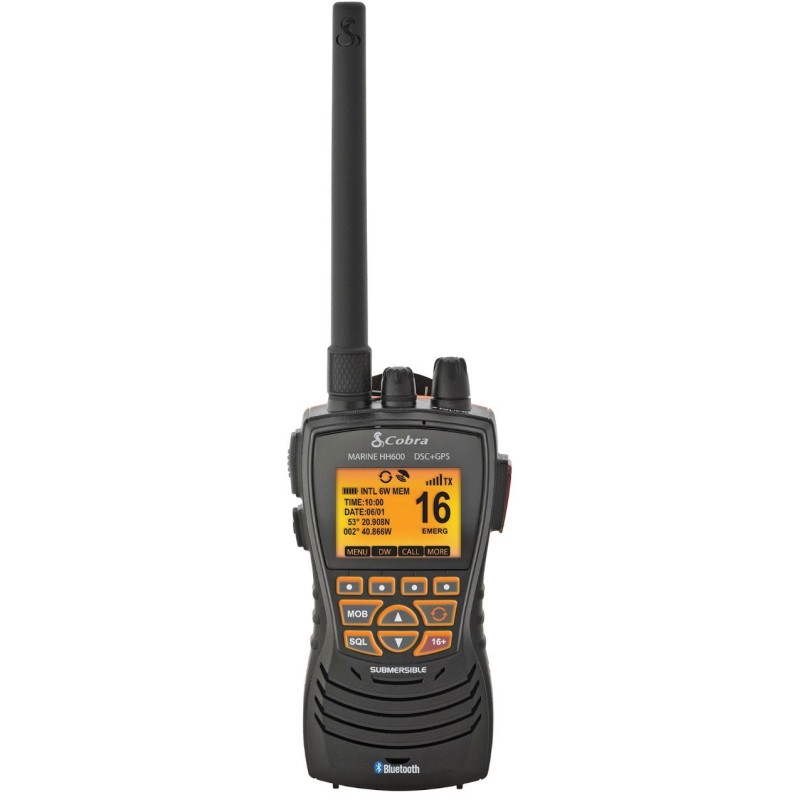 Cobra Marine MR HH600 GPS BT EU Handheld Marine VHF N100666020495