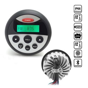 Watherproof Radio MP3 Player MP804 4x20Watt LCD Bluetooth AUX LZ63765