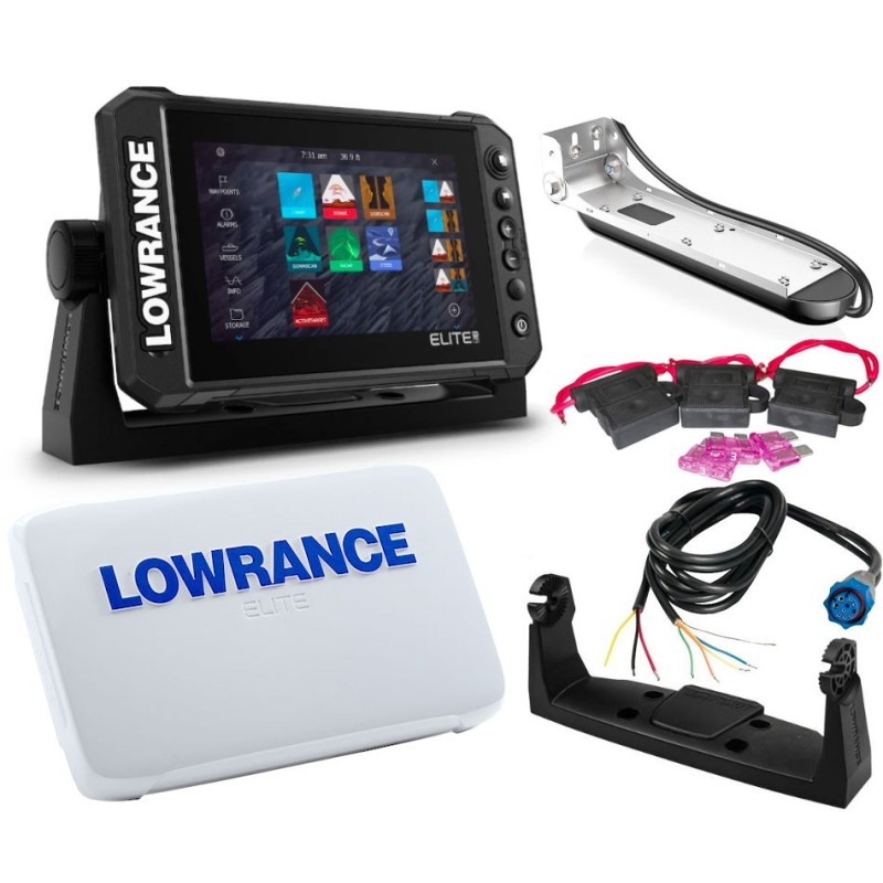 Lowrance ELITE FS 7 GPS Plotter Active Imaging 3-in-1 Transducer 000-15689-001 62120232