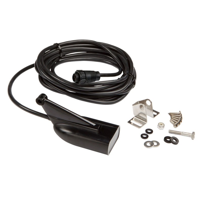 Lowrance 9-Pin 83/200/455/800kHz Transom Mount Transducer 000-12570-001 62520118