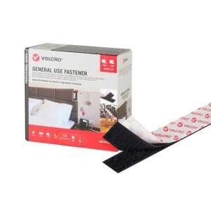 Nastro VELCRO Brand GENERAL USE 20mm Nero V/m N719450COL3066-0%