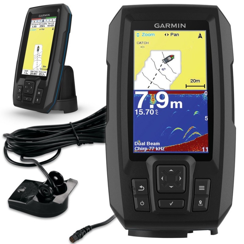 Garmin 010-01870-01 Striker Plus 4 Fishfinder with 77/200kHz Transducer 60320415