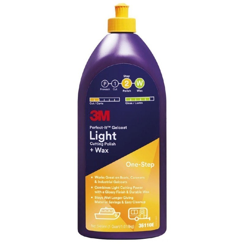 3M Light Cutting Compound + Wax Polish per leggere ossidazioni 946ml OS6531025-28%