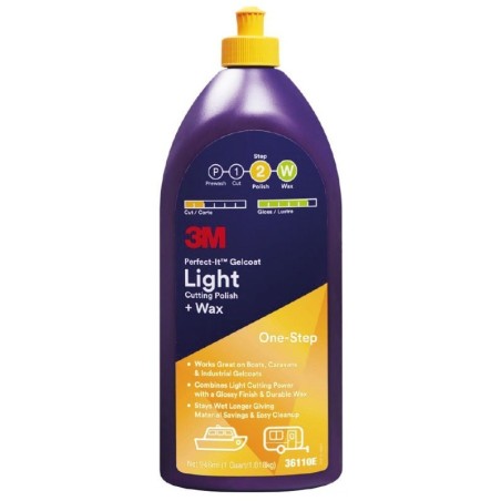 3M Light Cutting Compound + Wax Polish per leggere ossidazioni 946ml OS6531025-28%