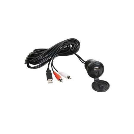 Cavo ausiliare USB-AUX con frontalino stagno OS2953008-18%