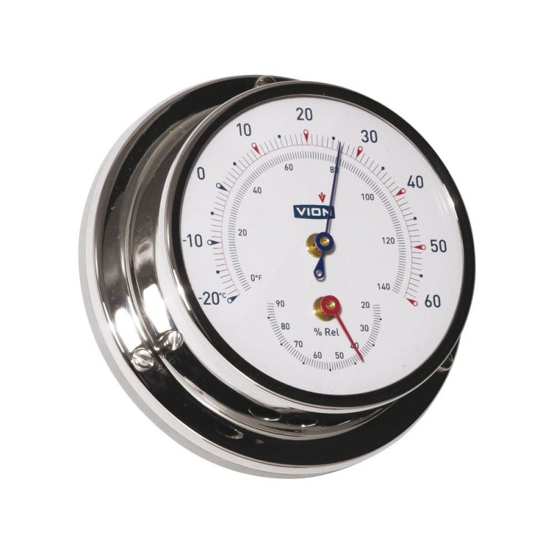 VION A80 MIC CHR Igrometro/Termometro Inox 95x40mm Quadrante 80mm OS2890382-18%