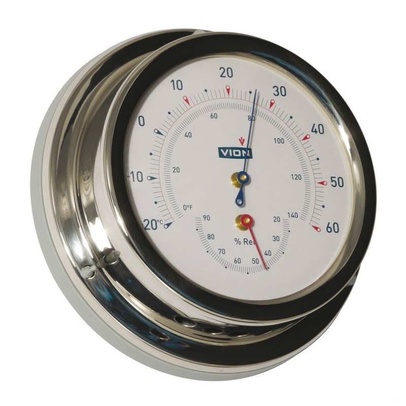 VION A100 LD Termo-Igrometro in acciaio inox 129x40mm Quadrante 106mm OS2890282-18%