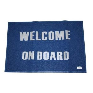 Tappeto Welcome on board Blu 60x90cm LZ57198-10%