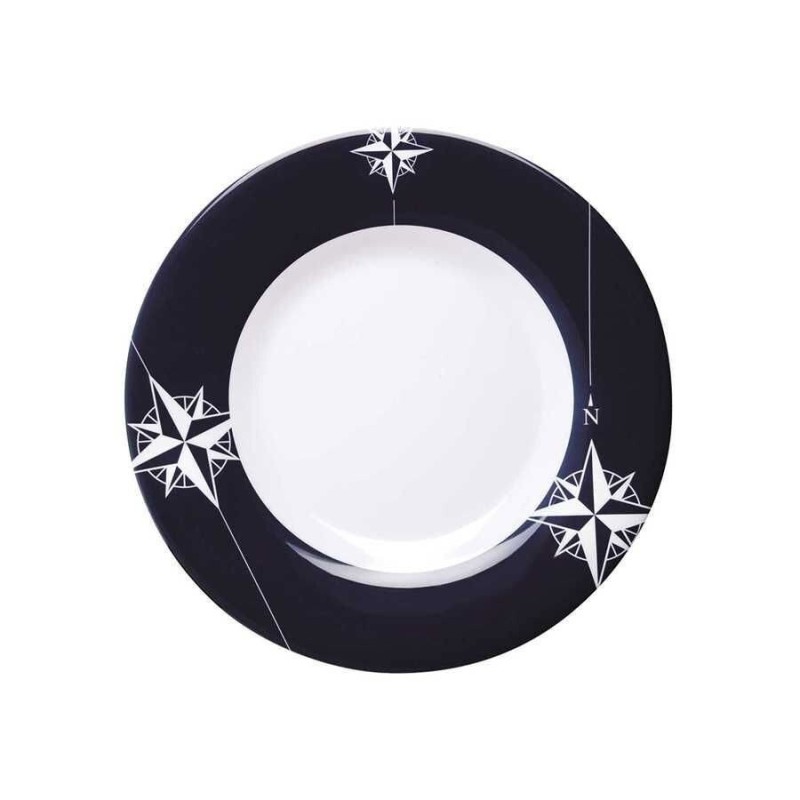 Marine Business Northwind decorated flat plate Ø25cm 6pcs MT5801201