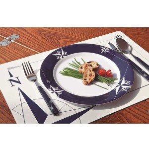 Marine Business Northwind decorated flat plate Ø25cm 6pcs MT5801201