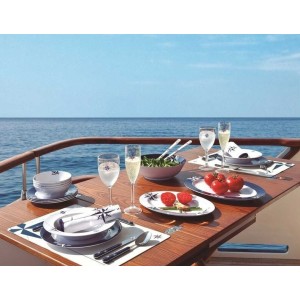 Marine Business Piatto Piano Serie Northwind Ø25cm 6pz MT5801201-10%