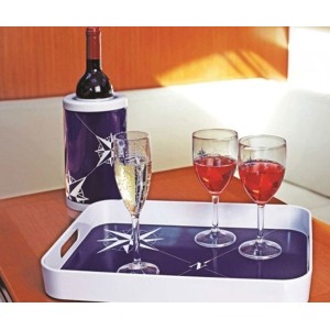 Marine Business Northwind decorated rectangular tray 40x30cm MT5801214
