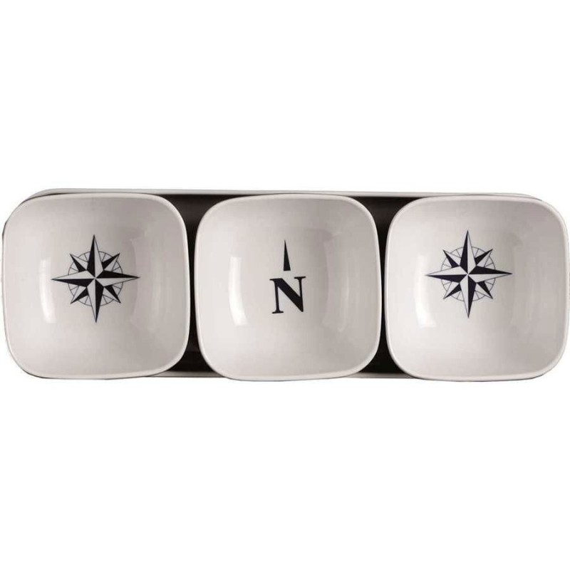 Marine Business Northwind decorated snack bowl with underplate 27x9cm MT5801215